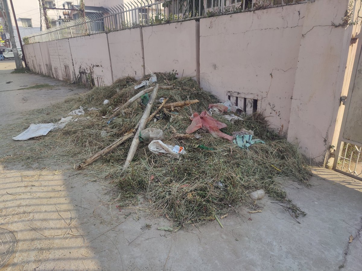 manasmohan2022's tweet photo. This is the scenario of cleanliness in one of the Government Residential Colony where 40-50 families reside within in Cuttack. This is how the Municipal Corporation takes care of the area. @dcp_cuttack @CMCCuttack @AnanyaDasIAS @CMO_Odisha https://t.co/JSEcN18al8