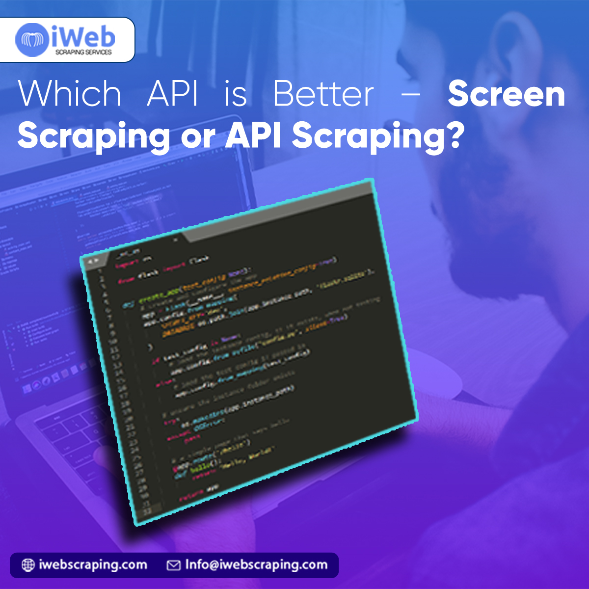 iwebscrapingseo's tweet image. Refer to this blog to learn the difference between the Screen Scraping API and API Scraping. Also, you will get to know which API is better
iwebscraping.com/mobile-app-scr…
#DataExtraction #DataMining #WebScrapingPython #iwebscraping #usa #uae #Canada #Australia #NewZealand
