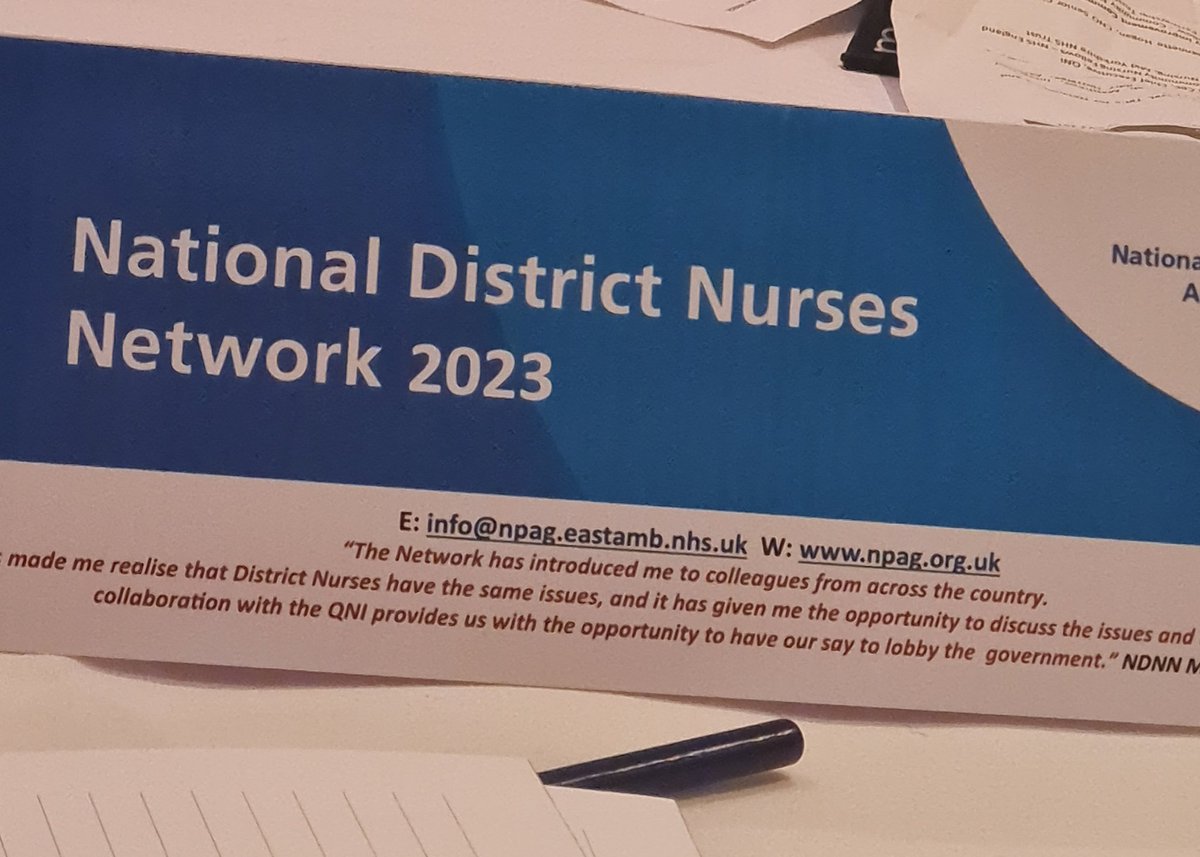 Great start to #NDN2022Conference in Coventry today. Red Flags of community nursing - Unremitting, growing demand with no boundary <a href="/alisonleary1/">Prof Alison Leary 💙#ProtectNurse</a>