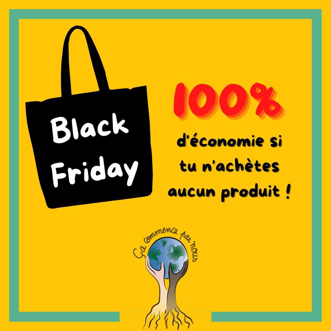 CommenceCa's tweet photo. Pour éviter les folies de surconsommation du #BlackFriday on vous rappelle la méthode #BISOU https://t.co/95fj3UF6xM https://t.co/wVLw9e9Ak5