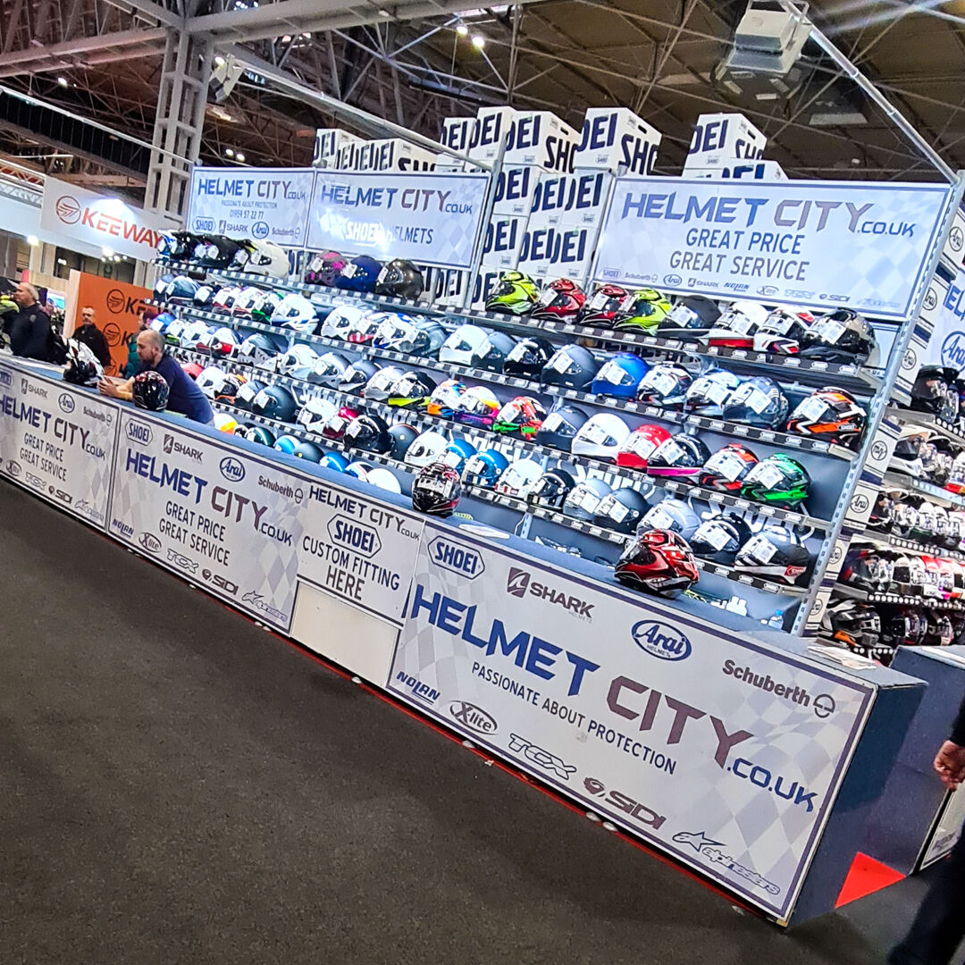 If you're visiting @motorcyclelive and you need a new Shoei, you'll be in the right place. All models are available in the retail zone from multiple outlets all located in Hall 3. #shoei #shoeihelmets #shoeihelmet #motorcyclelive #nec #motorcycleclothing