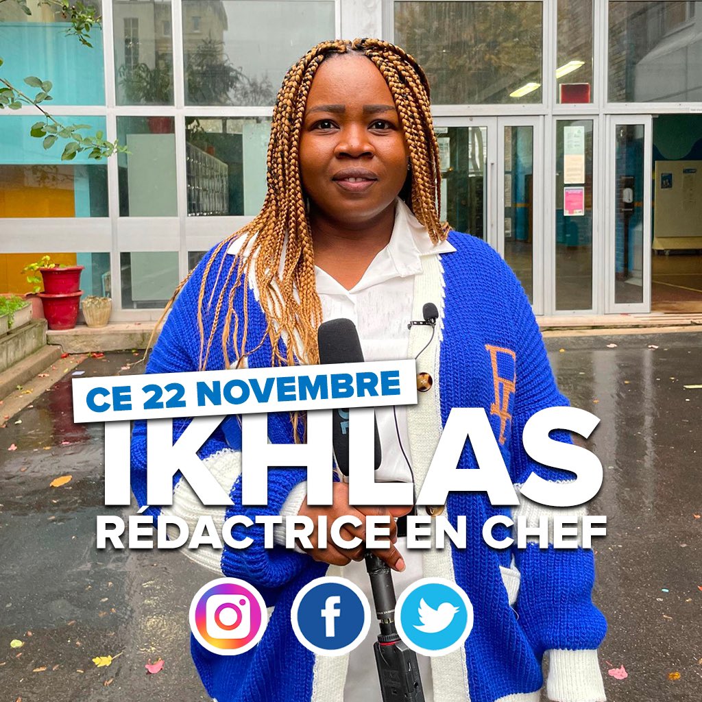 UNHCRfrance's tweet photo. Ce mardi, Ikhlas enfile la casquette de rédactrice en chef de nos réseaux sociaux lors d’#INTERACT2022 au collège Méliès de @Paris !

Elle ira à la rencontre des collégiens, des intervenants et du personnel pour présenter nos activités de sensibilisation aux déplacements forcés. https://t.co/lwuWVsJ7EQ