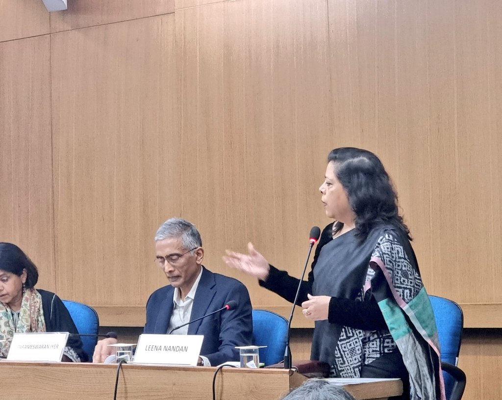 "While the issue of managing plastic waste is indeed an extremely complex one, it is not something that cannot be resolved" Leena Nandan, Secretary <a href="/moefcc/">MoEF&CC</a> at CSE's National conclave on life cycle of plastic.