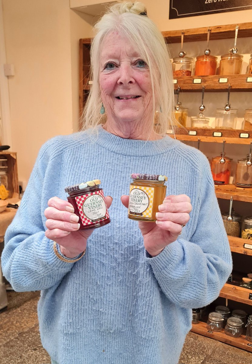 Meet Sue from Old Guernsey Vinery! We're proud to be supporting her business by stocking her incredible selection of locally made jams, chutneys and marmalades! 

Why not come along to the shop and try some for yourself?