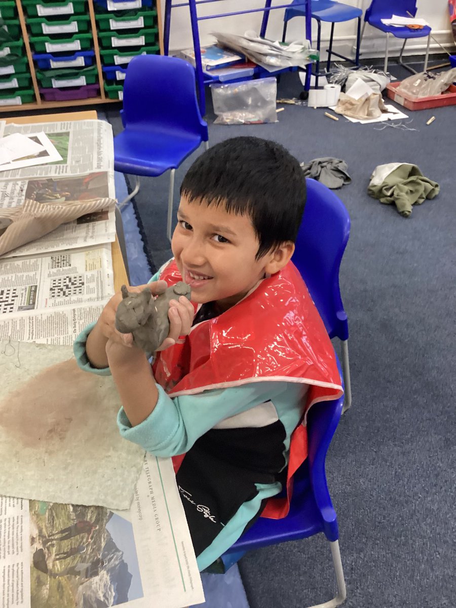 We started creating horses in art.