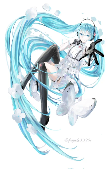 #いいツインテールの日昨年のミクさん 