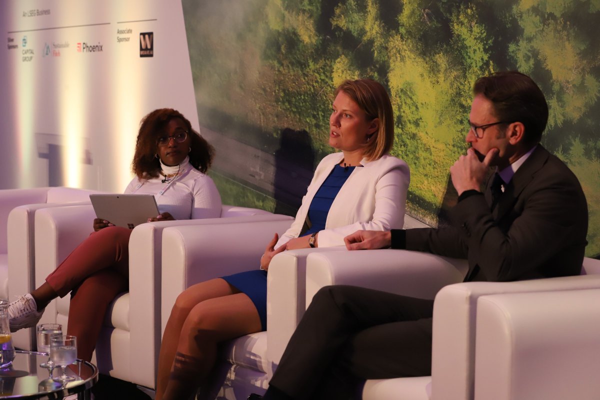 RESusFinance's tweet photo. @sharon_kits speaks to @Eurosif 's @Aleks_Palinska and @PRI_News 's @nathanafabian on the current state of Europe's #ESGregulation, what is needed and what to expect.
Excited to be launching our first in-person #REESGEU event in London: https://t.co/ObsyzLxiku https://t.co/C3ItGWF6UU