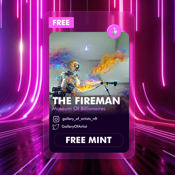 GalleryOfArtist's tweet photo. Our fireman is here to save you🚨🚨
Save you from poverty 🔥
Mint Is From Here : https://t.co/DN2PAWgoaO

#NFTCommuinity #NFTs 
#NFT #NFTs #NFTGiveaways #Whitelist #NFTCollection #nftcollector #ETH #EthereumNFTs 
#Etherum #NFTsales https://t.co/R4bgyzJ8hw