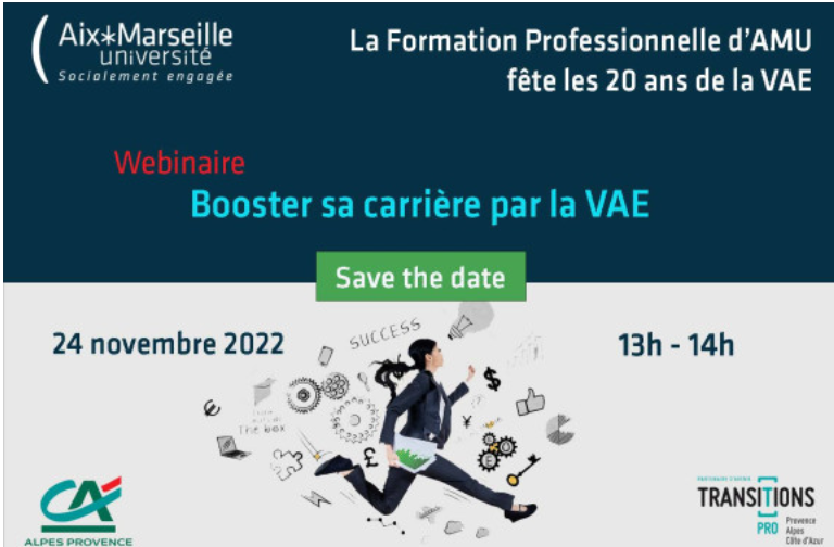 cruveille's tweet photo. [VAE]
Cliquer ici pour suivre le Webinaire https://t.co/Z0cFJmYDB9
@univamu @TransitionsPaca @CreditAgricole 
#evolution #changement #professionaldevelopment https://t.co/tnsFo2bBd3