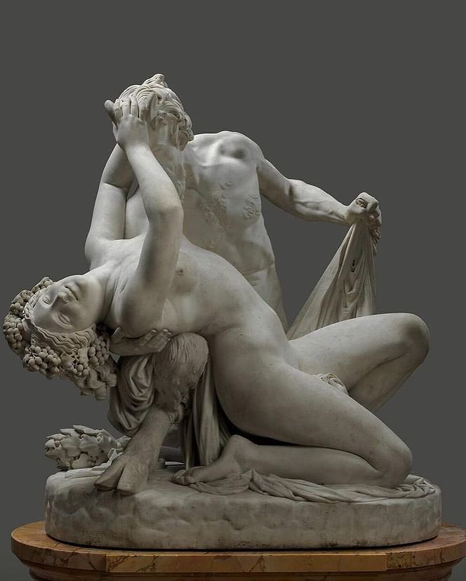 AcademiaAesthe1's tweet photo. “Satyre et Bacchante” By James Pradier (1790–1852) https://t.co/aa653nWiaP