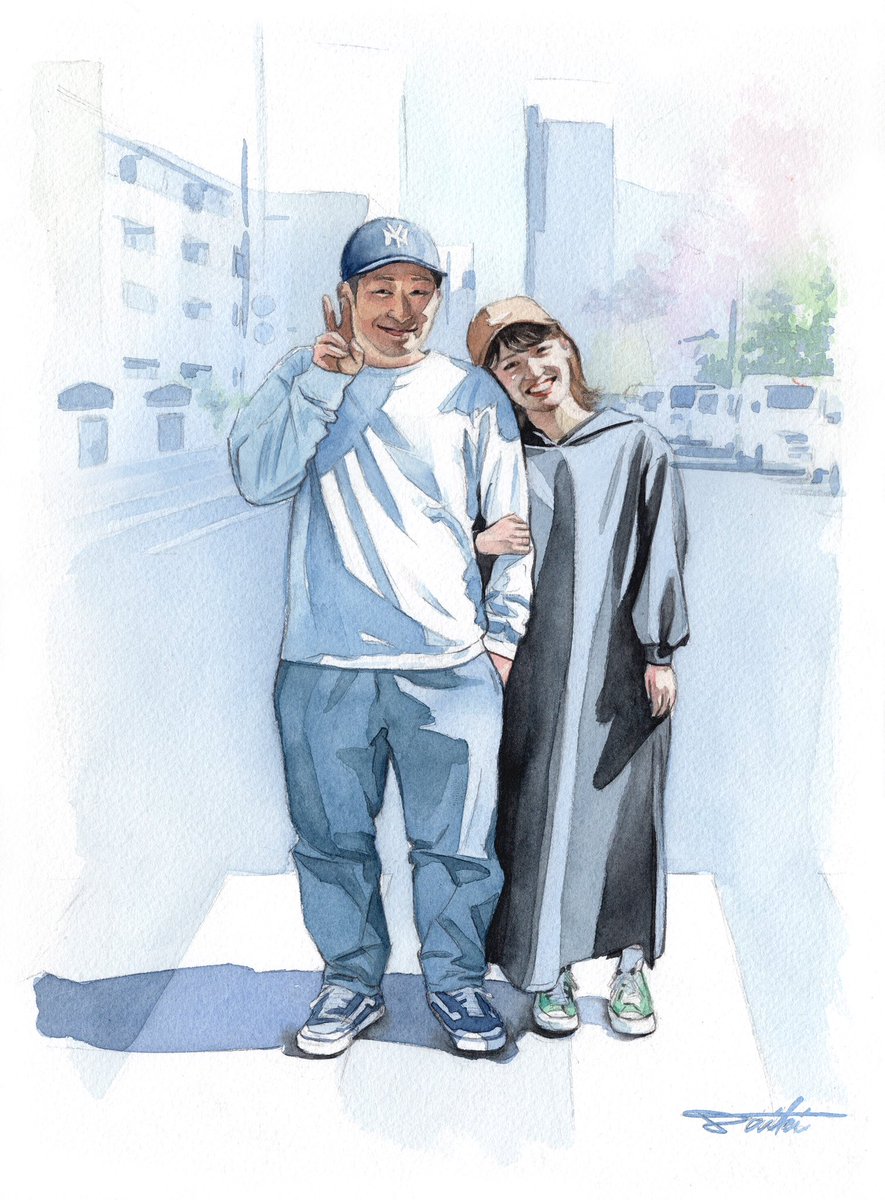 atelier_kosaka's tweet photo. #いい夫婦の日 

いい夫婦を描かせて頂いてる
次は自分たちの番だね https://t.co/tO3xa6vkOz