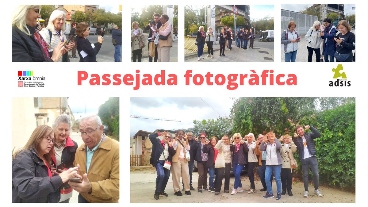 Nova activitat col·laborativa i comunitària dels Punts Òmnia del barri (PO Martí Codolar + PO Fundació Adsis), una passejada amb reptes fotogràfics per aprendre a treure més partit a la càmera del mòbil 
<a href="/OmniaMartiCo/">Òmnia PES Martí-Codolar</a>, <a href="/FundAdsisBCN/">Fundació Adsis Barcelona</a>, <a href="/xarxaomnia/">Xarxa Òmnia</a> 👌👌👌