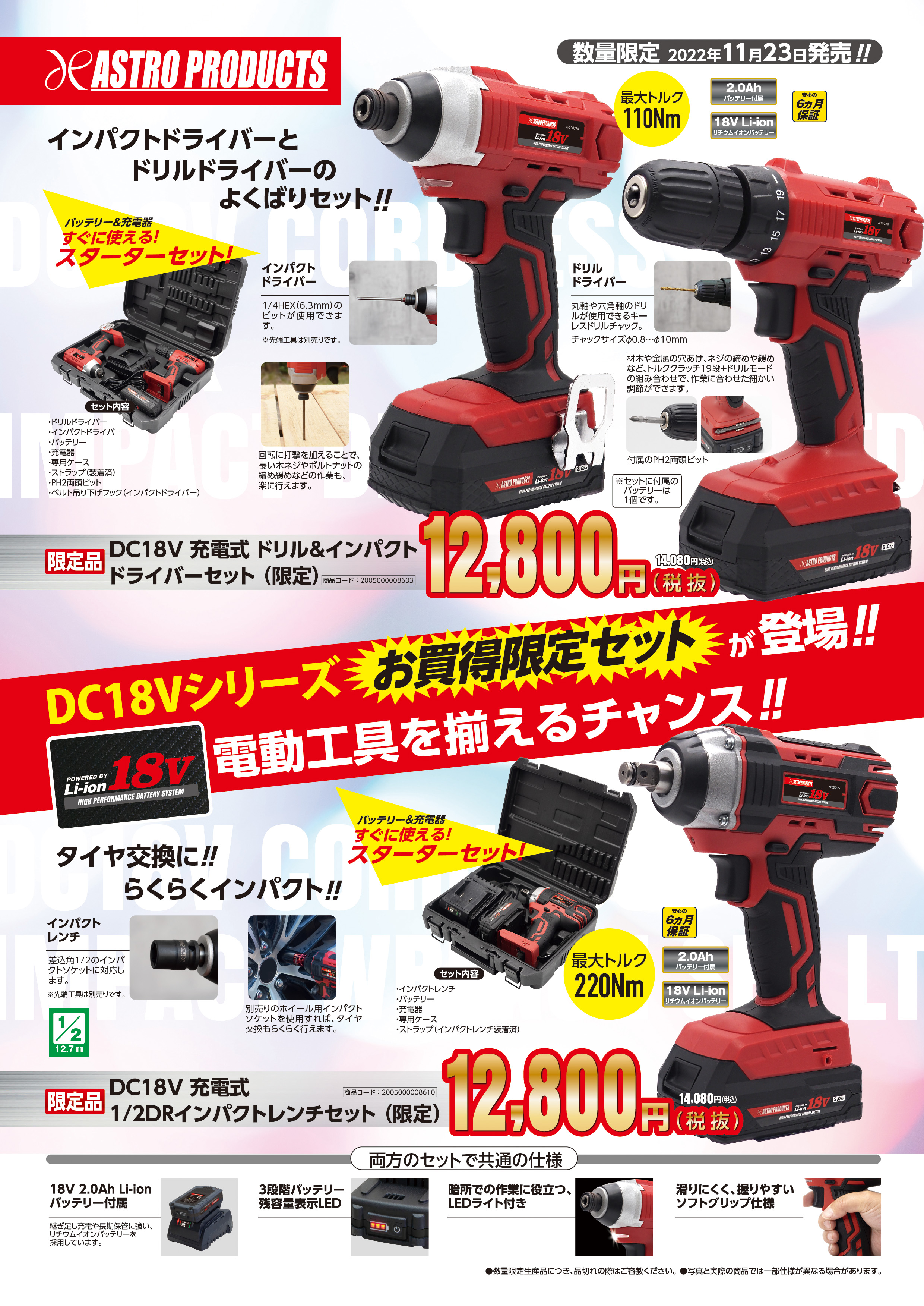 アストロプロダクツ インパクトレンチセット 限定品 | www.couros.com.pe