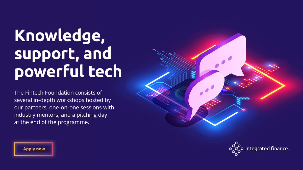 integratedfina4's tweet image. You need to understand compliance, set up integrations, and build an MVP.

Do you have the know-how to do all of this?

Sign-up for the Fintech Foundation incubator now!

Register here: eu1.hubs.ly/H024cTl0
#IFincubator
