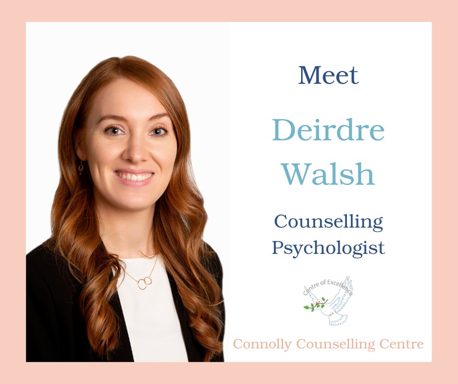 ConnollyCentre's tweet photo. Dr Deirdre Walsh is a #counselling #psychologist working in private practice providing therapy to adult clients, teenagers and children. You can learn more about Deirdre on our website:
https://t.co/dFH3gC53oI #cognitivebehaviouraltherapy  #emotionfocusedtherapy #counselling https://t.co/I6vlqMUNR1