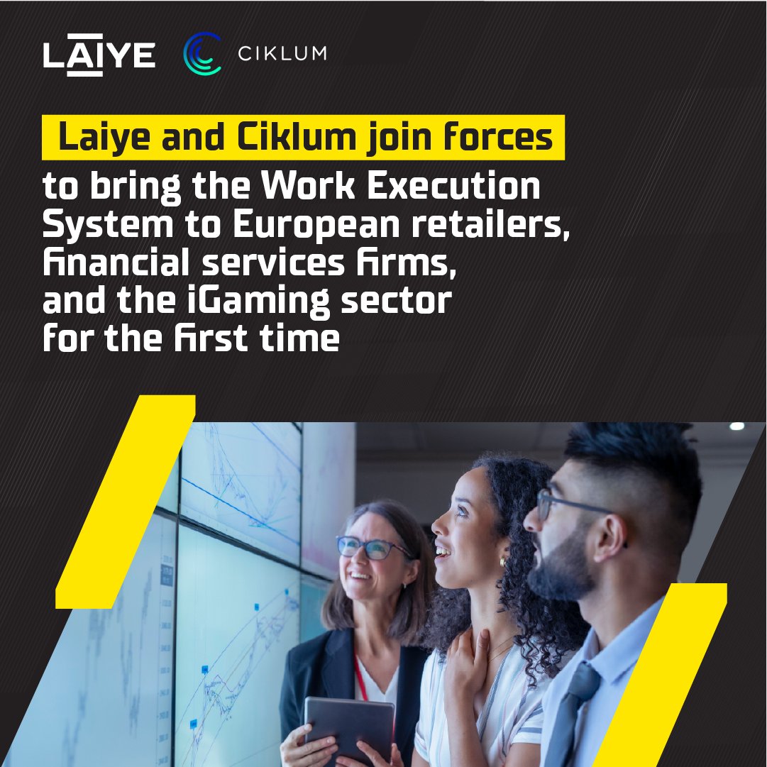 We today announced the first - by invitation - global #WES Co-Innovation partnership with Ciklum! 📣

The partnership will target #WorkExecutionGap by improving the human and digital synergy with Laiye’s newly-launched #WES👉laiye.com/en/news/laiye-…