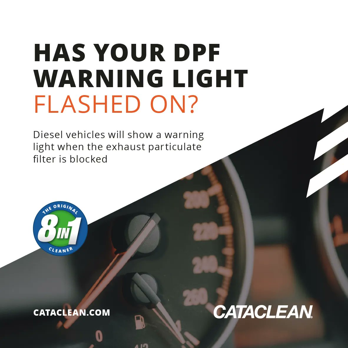 Catacleanuk's tweet image. #Diesel vehicles are fitted with a #particulate #filter. The filter removes harmful soot from the #exhaust gases to reduce #emissions. 

The filter can become #blocked with soot, causing the light on your #dashboard will illuminate.

#Cataclean #EngineCleaning #FuelAdditive #dpf