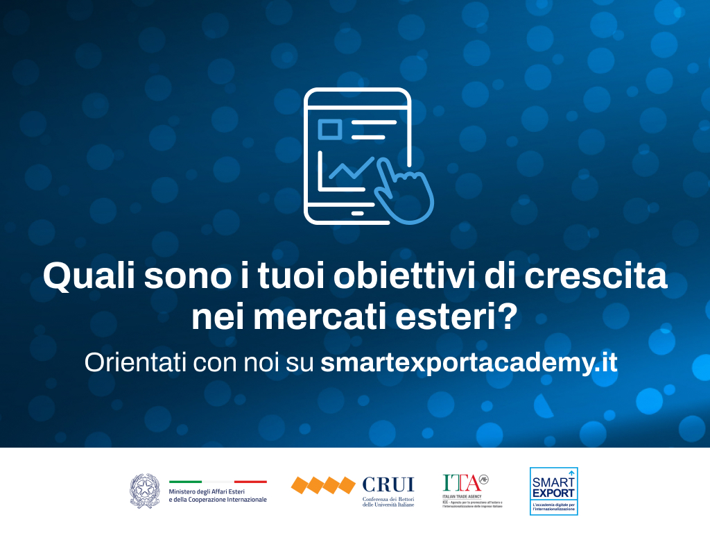 ItalyMFA's tweet photo. Vuoi acquisire gratuitamente le competenze per un export vincente? Accedi online ai corsi di alta formazione #SmartExport per far crescere e consolidare il tuo brand nei mercati esteri!
Scopri di più al link ⬇️ https://t.co/oce16ob3I8 https://t.co/sM1yMcIBSf