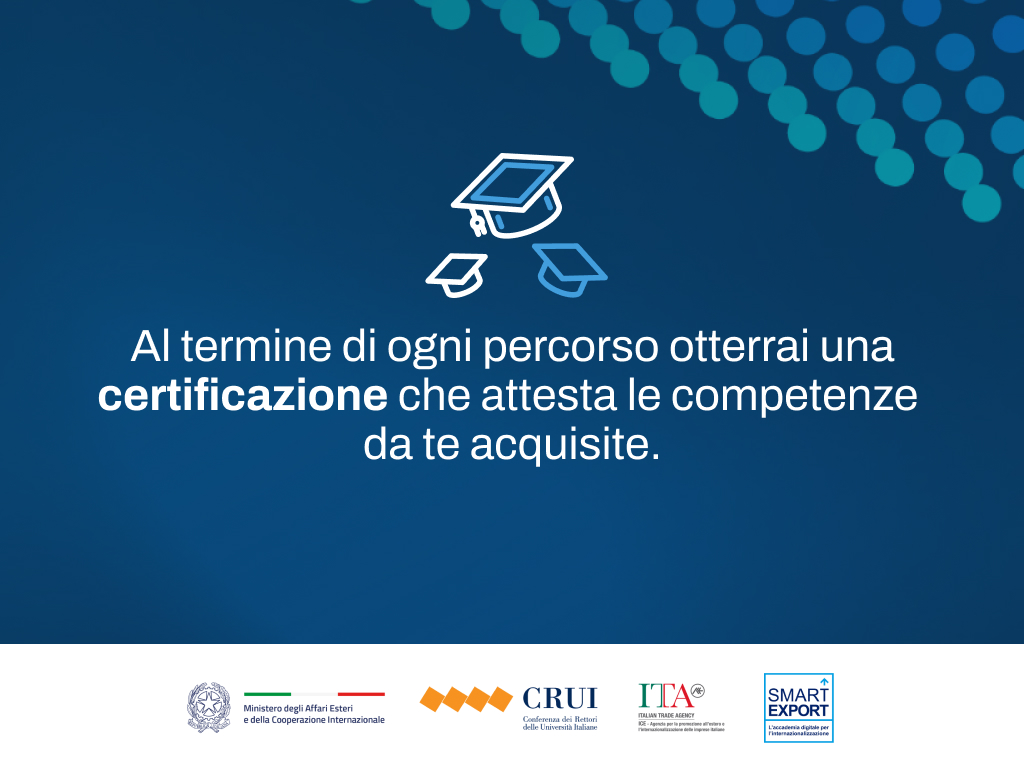 ItalyMFA's tweet photo. Vuoi acquisire gratuitamente le competenze per un export vincente? Accedi online ai corsi di alta formazione #SmartExport per far crescere e consolidare il tuo brand nei mercati esteri!
Scopri di più al link ⬇️ https://t.co/oce16ob3I8 https://t.co/sM1yMcIBSf