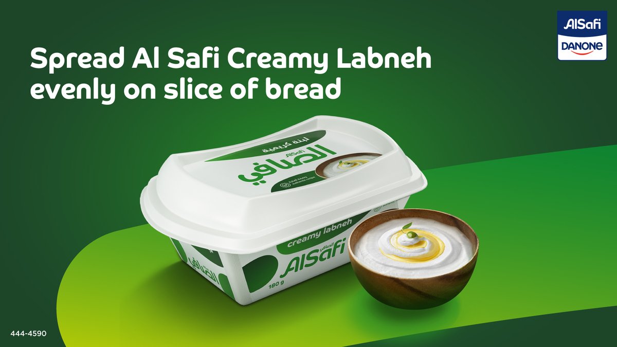 alsafiarabia's tweet photo. You’re never short of delicious mealtime (or snacktime) inspiration with Al Safi Creamy Labneh, now available in 3 handy sizes. Here’s a quick and easy satisfying fix, then next time you get the munchies.
#AlSafiDanone #FamilyNutrition #FarmToTable #Taste #MilkFood #Labneh https://t.co/ohEAUhmRFl
