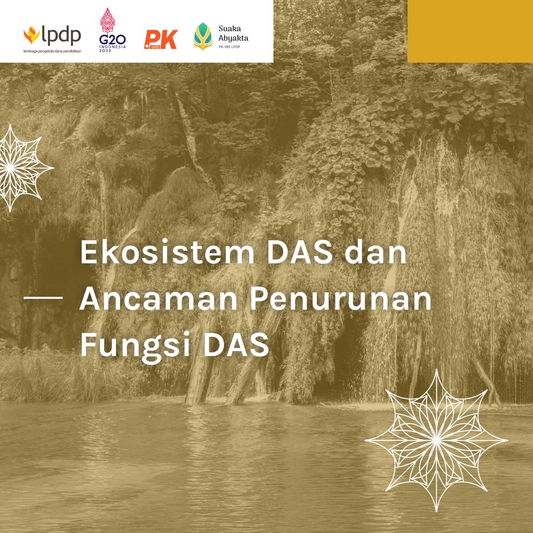 theonapit's tweet photo. Hai sobat SAKA!

Taukah Kalian bahwa Ekosistem DAS tidak hanya hewan dan manusia lho, ternyata ada vegetasi, tanah, iklim serta air. Lalu apa yang terjadi jika fungsi DAS terganggu?

@lpdp_ri

#DiriUntukNegeri
#PK195
#SuakaAbyakta
#AkuPastiMengabdi
#SDMunggulIndonesiaMaju https://t.co/ylyr63BSaq