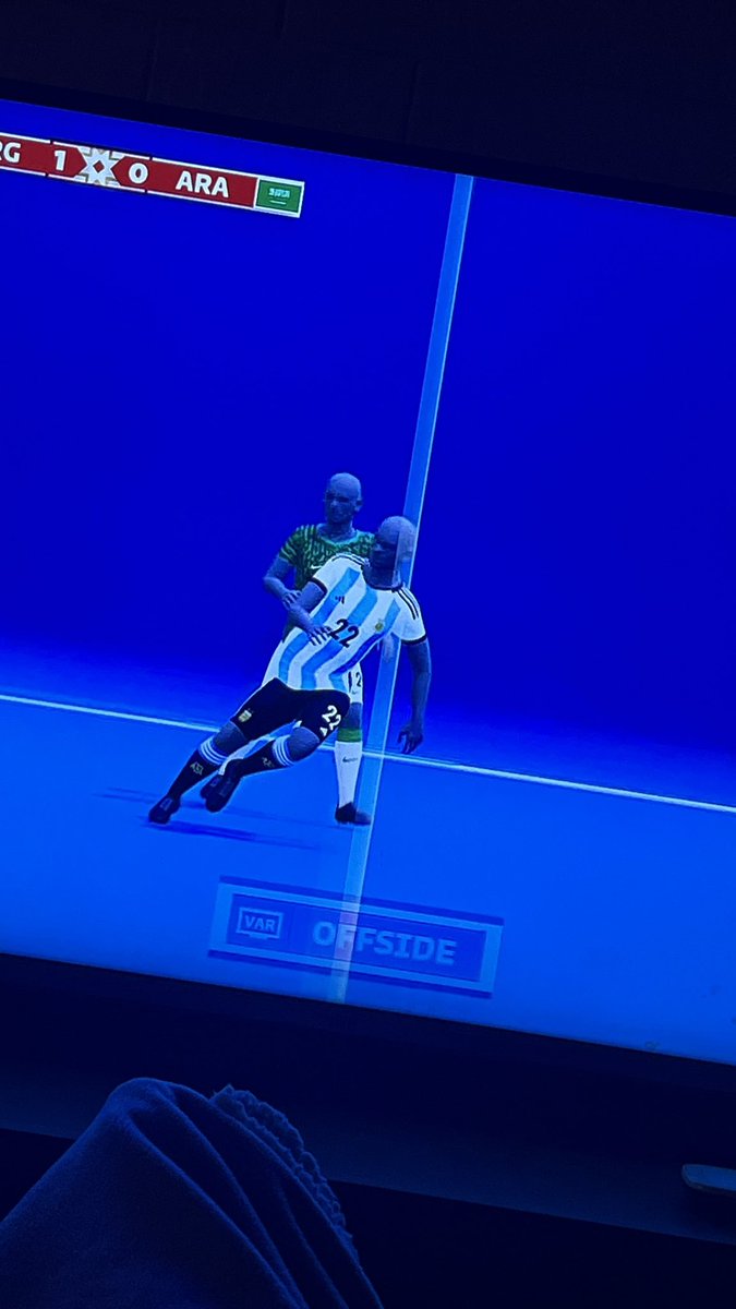 Un robot no puede determinar que esto sea offside