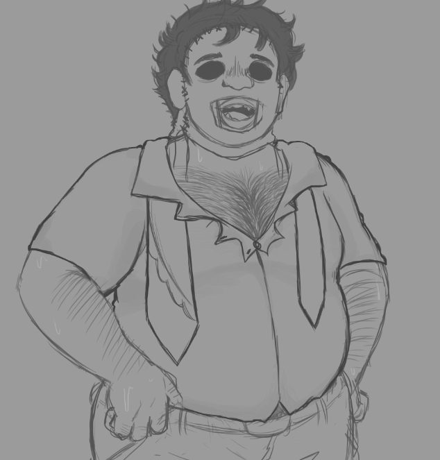 slashersimp215's tweet photo. bubba after a hard days work <3 #leatherface #bubbasawyer #slasher #slashersmut #slashersimp https://t.co/xwGOMQA1wz