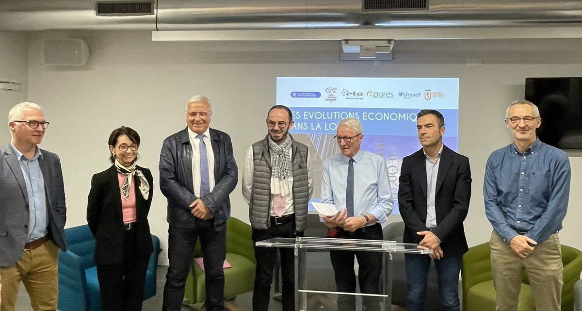 Univ_St_Etienne's tweet image. Forts de leurs compétences, @epures42 #EmploisLoireObservatoire @CCILYONMETRO @cma_loire @Urssaf_Aura @Univ_St_Etienne signent une charte de partenariat afin de mettre en œuvre un dispositif partenarial d'observation #économique au service du #territoire et ses acteurs. #loire