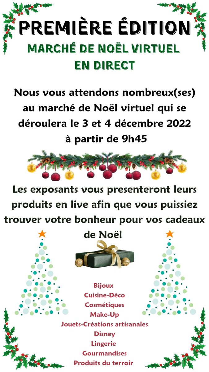 Imagicadre's tweet photo. #marchedenoel #dirct #live 
Mon créneau de passage en direct est le dimanche 4 décembre à 14h30 https://t.co/cH0cevJBrL