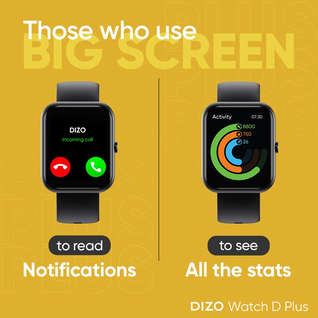 DIZOTech's tweet photo. Do you also use your #DIZOWatchDPlus differently or are you normal😏
Get it now!
⌚ At just ₹1,999/-
🔗 https://t.co/G7XVuxAoTv
#PlusDisplayPlusStyle #DIZO #BeDifferent https://t.co/nkwmtUsWHc