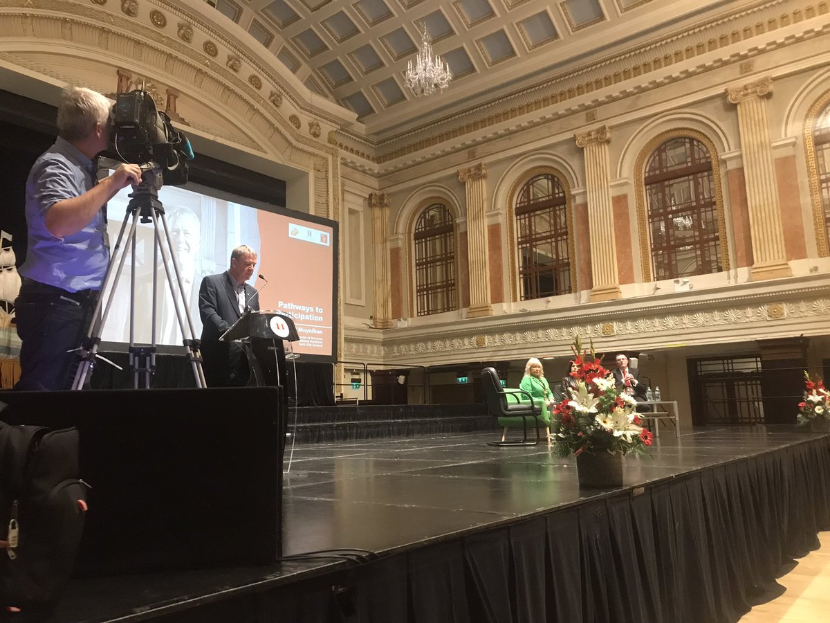 corkcitycouncil's tweet photo. 🔸Pathways to Participation🔸 

Paul Moynihan, Director of Corporate Affairs and International Relations speaks on the role of women during Cork City’s rebellious history &amp; the lack of acknowledgment of their contribution ‘we need to work together to address the biases’

 #WCC22 https://t.co/QdbJLoCuGB