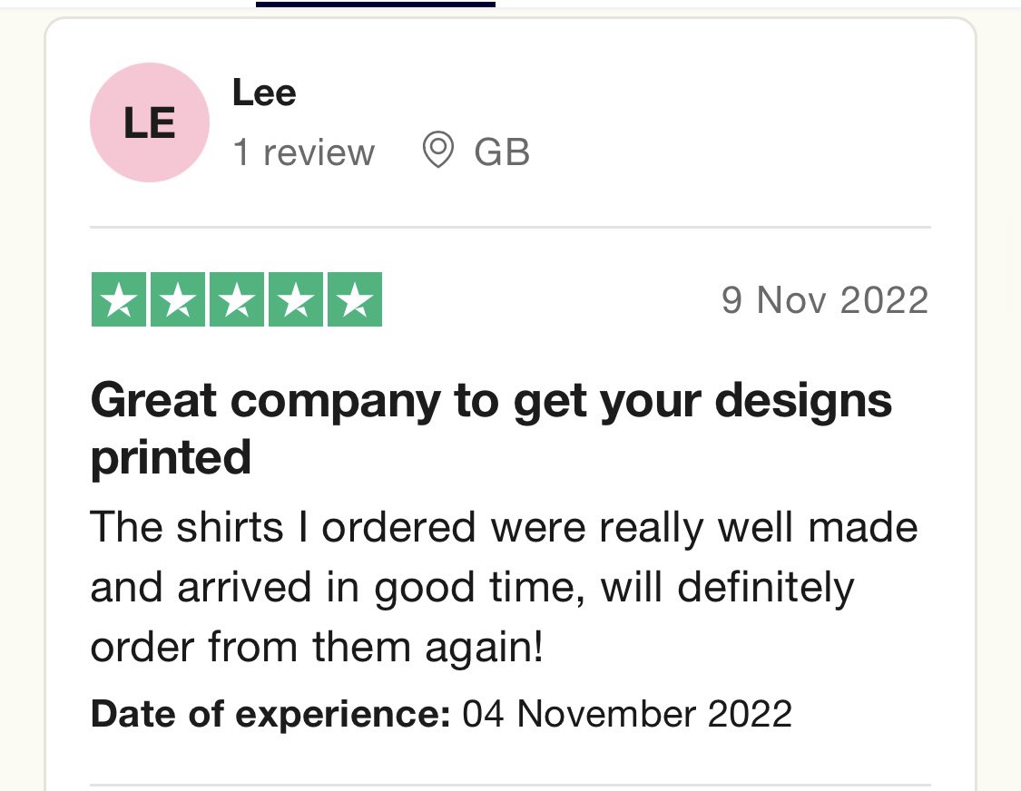BubbleCustom's tweet photo. ⭐️⭐️⭐️⭐️⭐️
Thank you for our recent 5 star reviews!! It makes our hard work worthwhile when we know you guys are happy with how we go about things.
#print #embroidery #workwear #customisedclothing https://t.co/NK3ZCJqxjJ