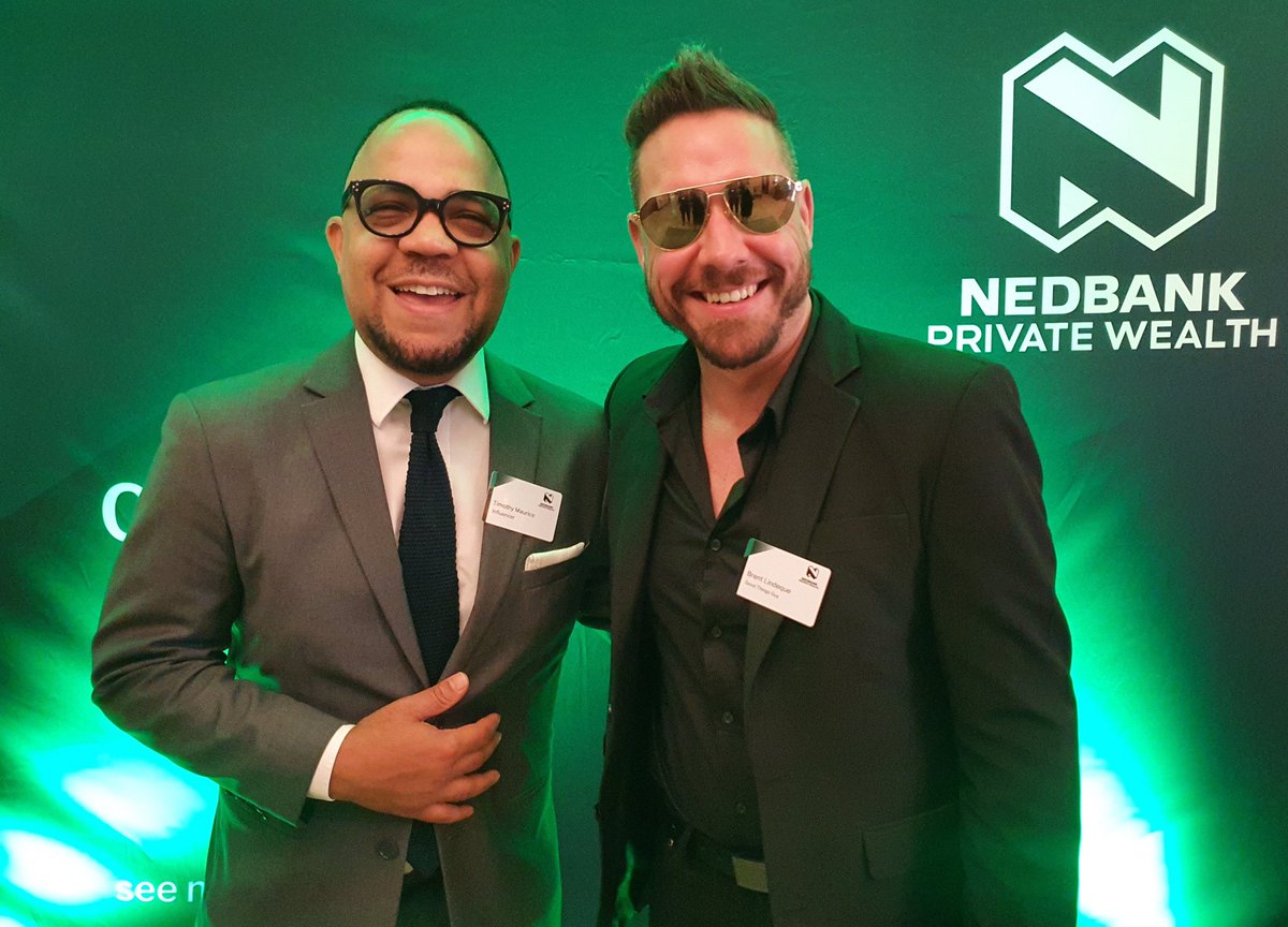We are at the launch of the #GivingReport2022 with <a href="/NBPrivateWealth/">Nedbank Private Wealth</a> this afternoon and I'm here with these fine gentleman and I'm so excited to for the insights of this important document. <a href="/BrentLindeque/">Brent Lindeque</a>
<a href="/timothymaurice/">Timothy Maurice</a> #ConnectedWealth #AD