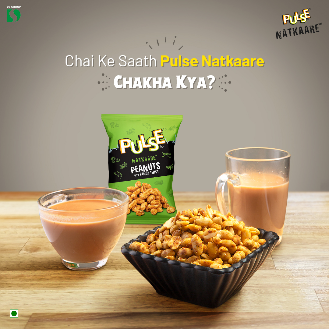 PulseSnacks's tweet photo. Chai Ke Saath Pulse Natkaare Chakha Kya?
#SnacksOnTheGo #NewLaunch #Twist #Tangy #TangyLaunch #PulseNatkaare #TastySnacks #Peanuts #Chatkaara #Sharing #Friends #Cravings #PulseNatkaareChakhaNa #Wednesday https://t.co/XdB4795Q7X