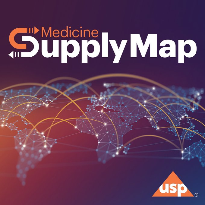 Increased visibility into the #medicines #SupplyChain through USP’s Medicine Supply Map can help identify and address vulnerabilities, reduce the frequency and duration of potential drug shortages, and help protect patients. Learn more. bit.ly/36hbQlc