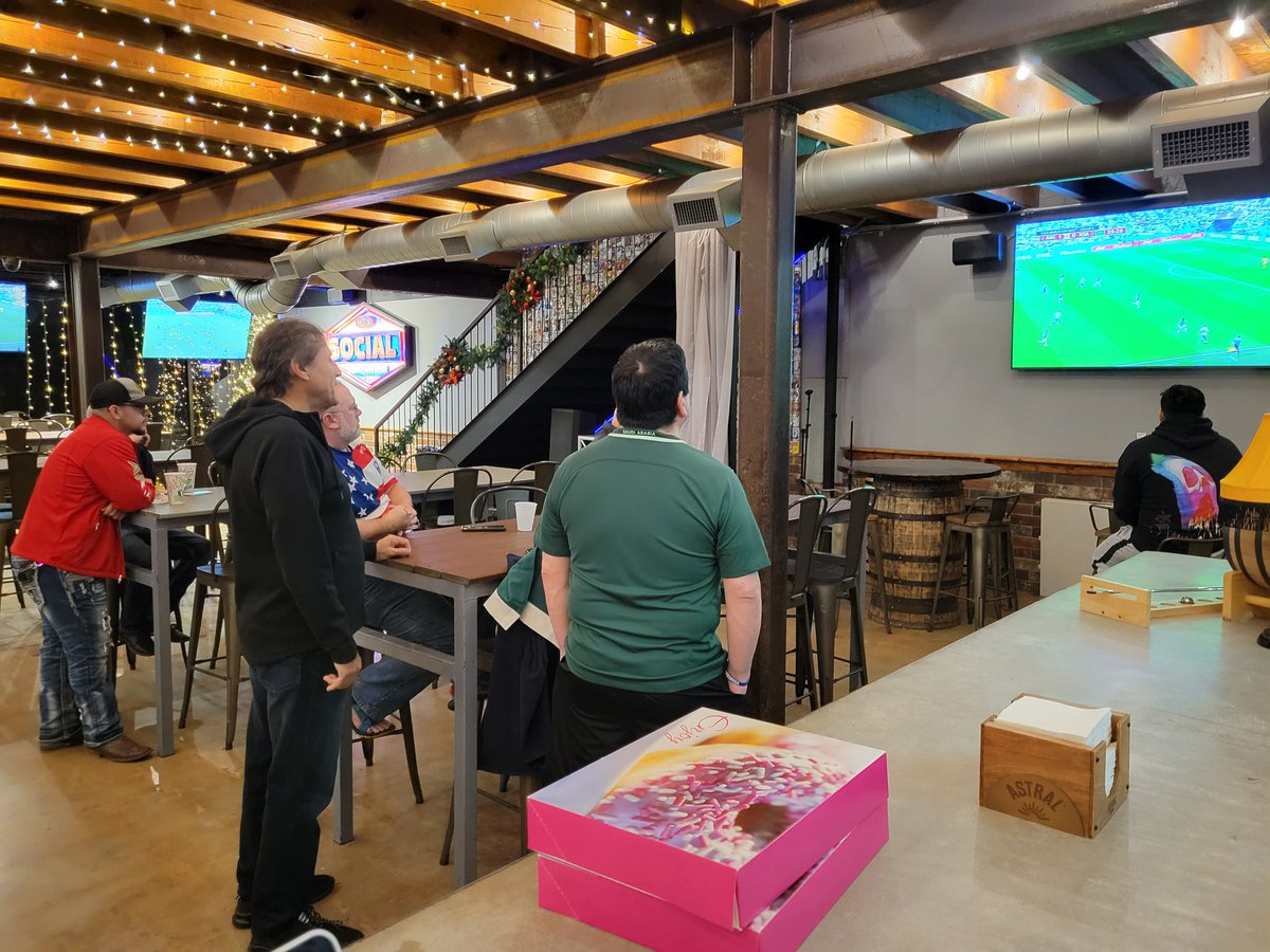 Argentina vs Saudi Arabia at 4am in Houston, TX. Come join us for coffee and donuts. #houstontx #Soccer