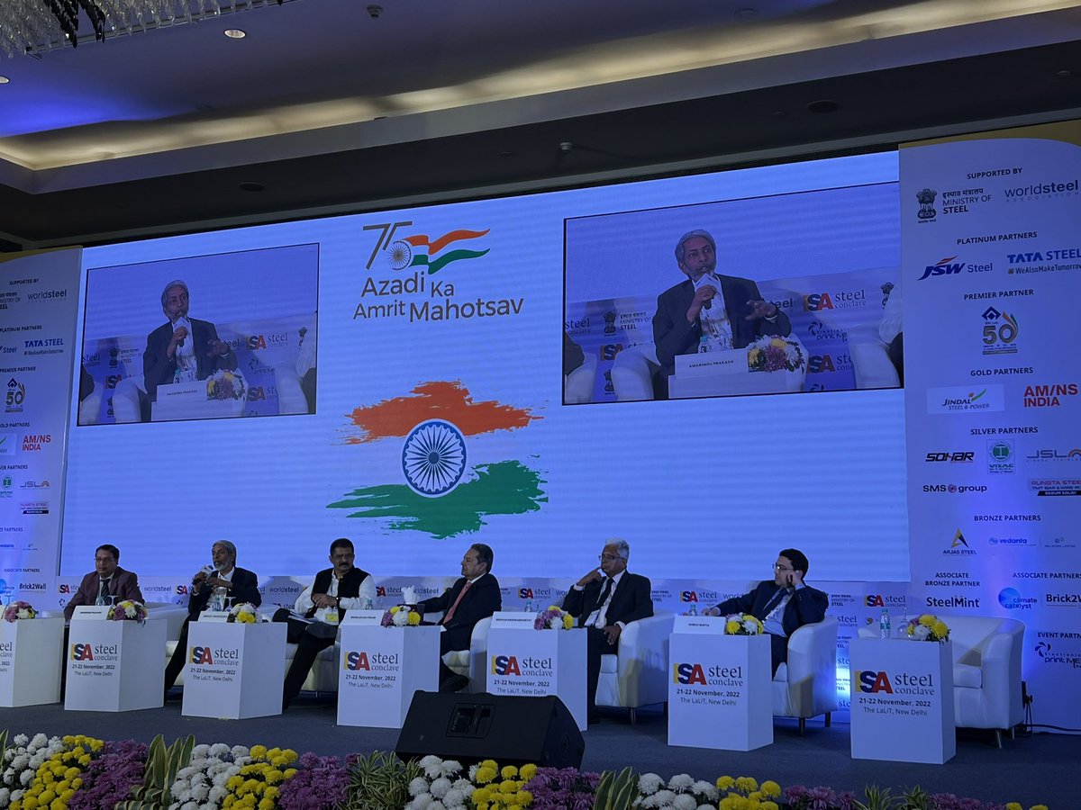 PsuWatch's tweet photo. “India is 2nd largest steel producer in the world since last 4 years. We have all the ingredients to be aatmanirbhar in steel consumption provided we do certain policy corrections”.~ ISA Steel Conclave #ISASteelConclave https://t.co/eabqJQObY8