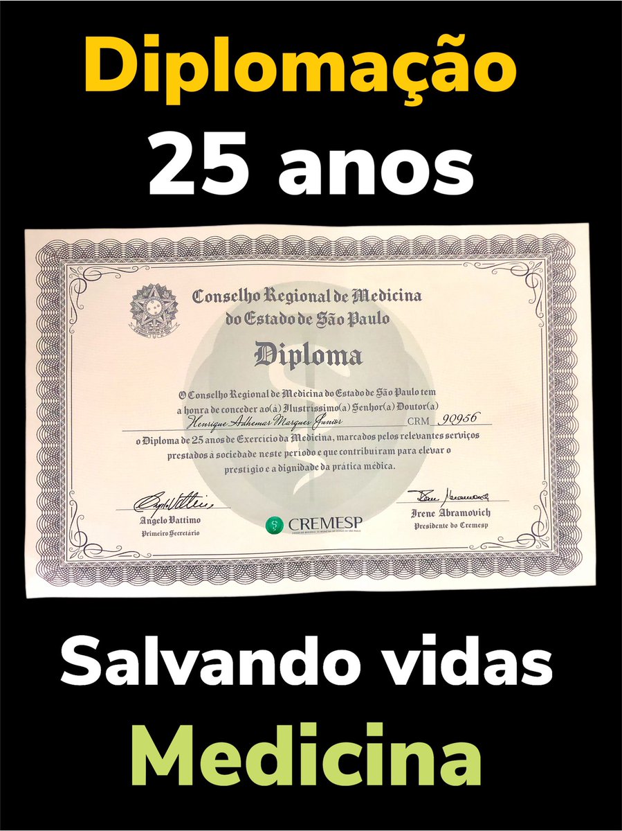 25 anos e assim vai se cumprindo a missão a cada dia a cada instante sendo guiado e escolhido pelos caminhos de Deus e da medicina com fé , ensinamentos retirado dos livros e dos professores, da dedicação ao próximo, salvando vidas com simples palavras e muitas orações