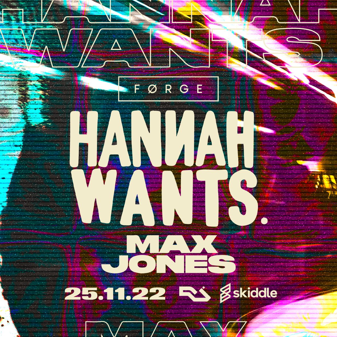 With a glittering career spanning the last decade, Hannah Wants’ rise from self-taught turntablist to global star has been nothing short of meteoric. We can't wait to welcome her to FØRGE on Friday.

Tickets: skiddle.com/e/36183021