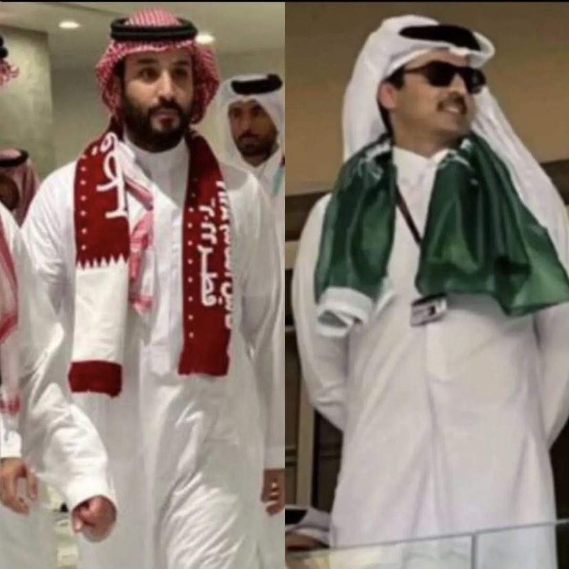 i_kled1's tweet photo. #أخضرنا_قبل_الكل
'
صوره تغني عن ألف كلمه
خليجنا واحد وقلبنا واحد 

🇸🇦🇶🇦 !!. https://t.co/1gj6qq6e8u