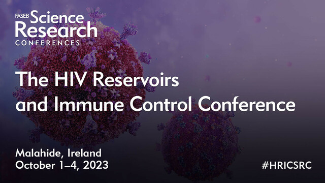 Happy to announce this: Together with <a href="/UnaODoherty1/">Una O'Doherty</a>  and <a href="/FASEBorg/">FASEB</a> we organize a new Science Research Conferences series on HIV Reservoirs and Immune Control (#HRICSRC). The first will happen October 1-4, 2023 in Malahide, Ireland.  More details soon here cvent.com/d/k9q5nw