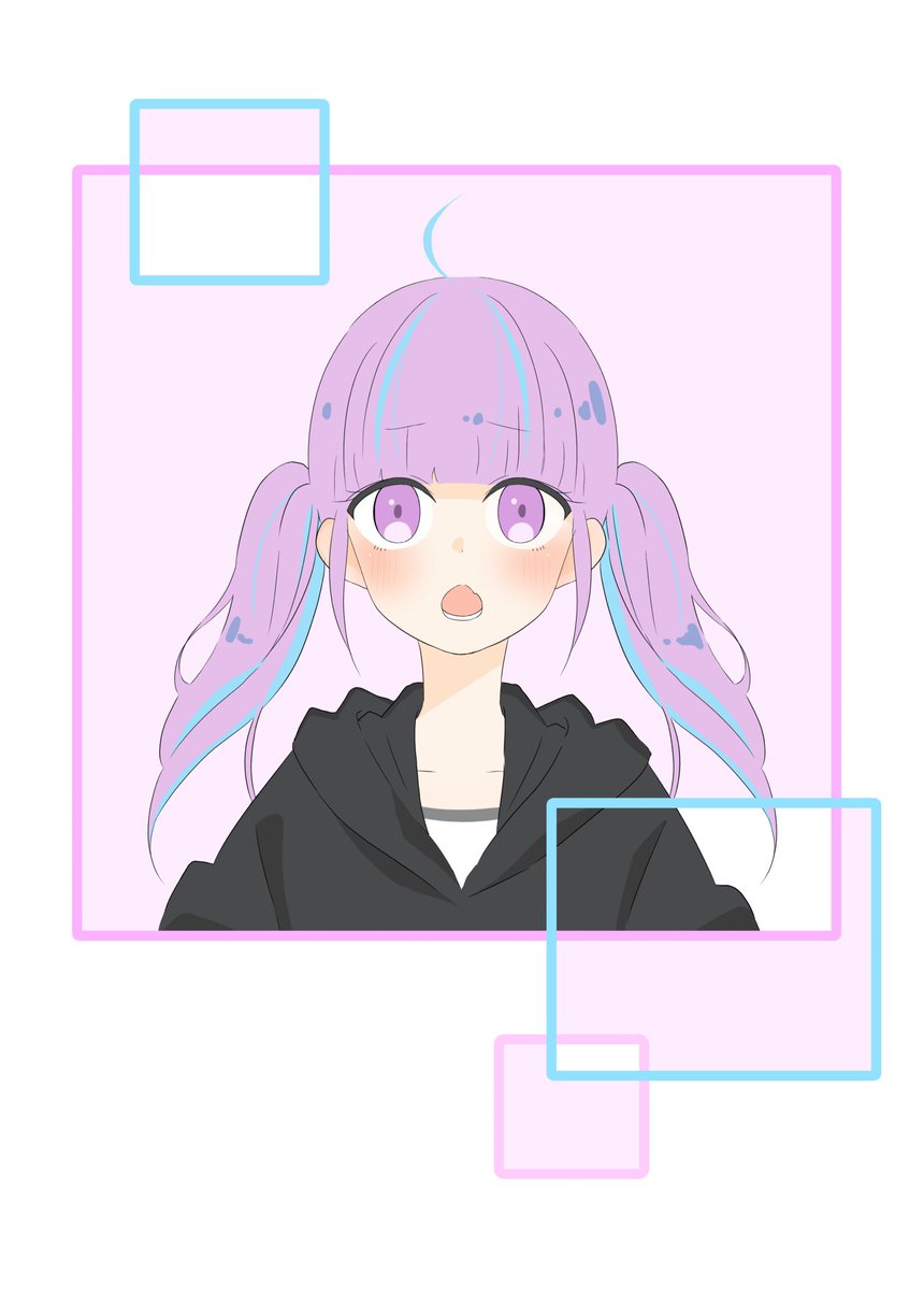 湊あくあ 「#いいツインテールの日ハニワ風あくたん 」|いなずま⚓🔆のイラスト