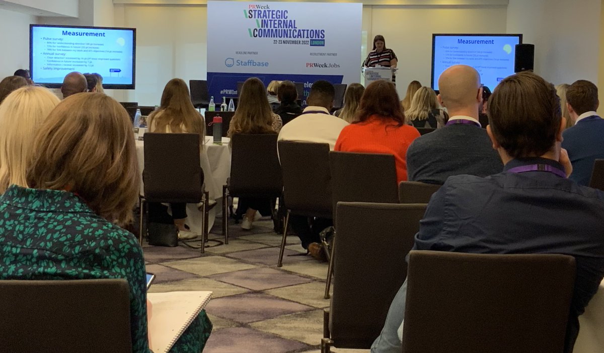 agendascotland's tweet photo. 📣👂🗣️ Outstanding session with @ats_euromaster Head of Internal Comms on connecting teams with business strategy. Brilliant work with clear impact. #PRWInternal https://t.co/j5GcTPvsBt