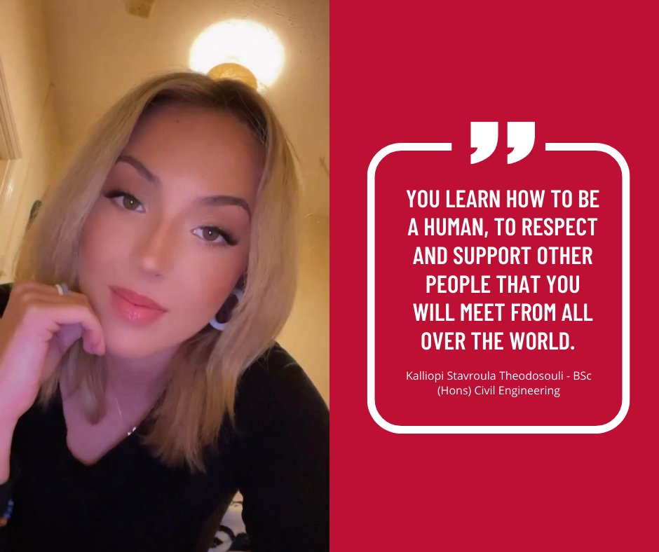 Kalliopi from Greece was nominated for the 2022 Women in Property Awards AND 2022 @TRADA_ Challenge during her Civil Engineering degree with us!👏 Here’s her biggest takeaway from her studies in the UK.👇 Read Kalliopi's full story: shorturl.at/aFPS5