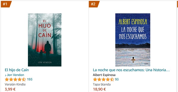 👉No lo encontrarás en los escaparates de las librerías.
👉Su autor no es famoso.
👉No hay colas para comprarlo.
👉No sale en la prensa.
Pero...
👉Está en el TOP 100 de los #libros más vendidos en #Amazon España.
👉El Nº1 en su género.
#KindleUnlimited 
📖amzn.to/3XeSYcy