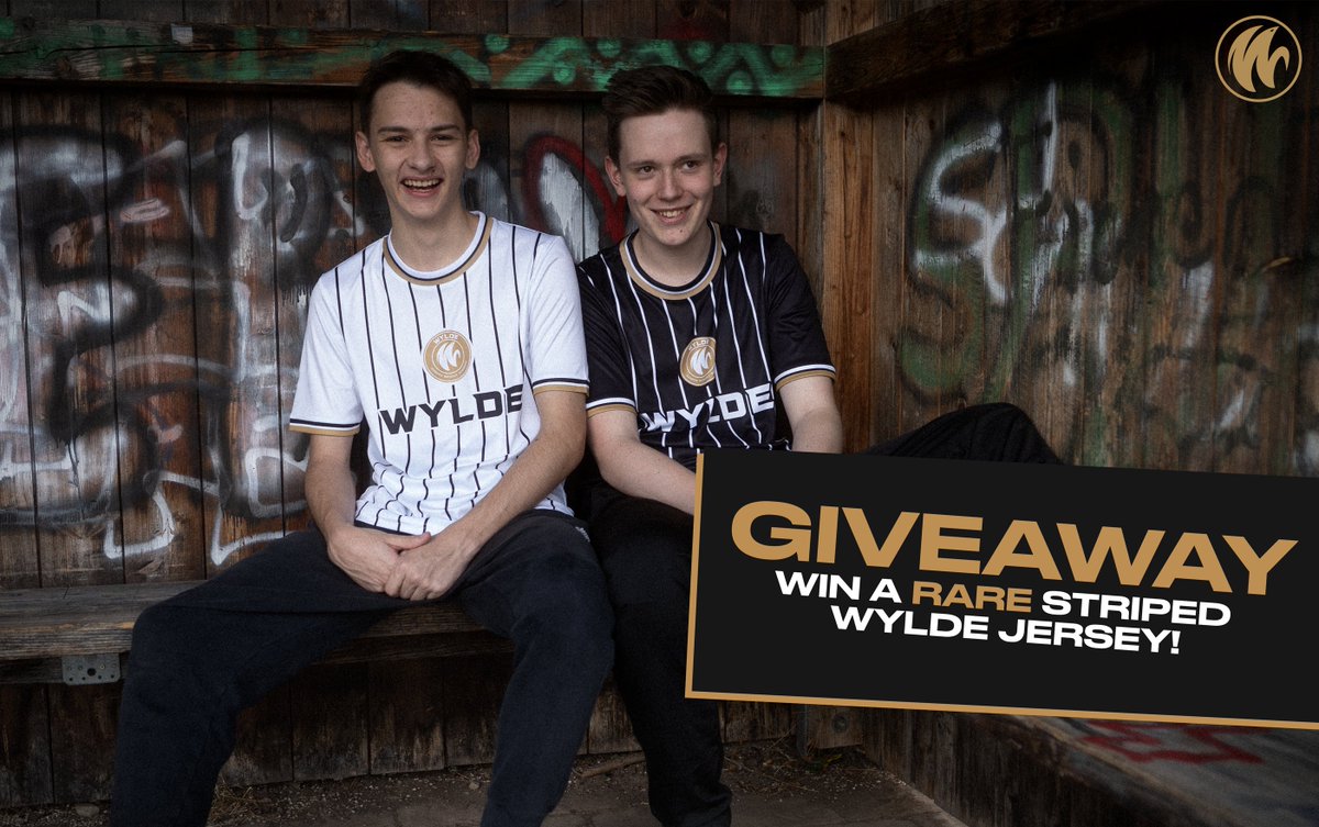 Our social media team was able to sneak some of the not-available-anywhere-else STRIPED jerseys that our Siege team has been sporting out of the office, so we're giving them away!🤫

🚨TO ENTER - FOLLOW @WYLDE_GG, RETWEET &amp; TAG 2 FRIENDS!🚨
Winners announced Nov 30th!

#GOWYLDE⚡️