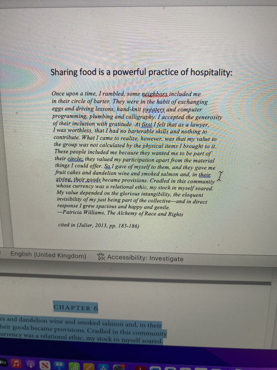 Love this quote so much 💘 #commensality #eatingtogether #phdchat