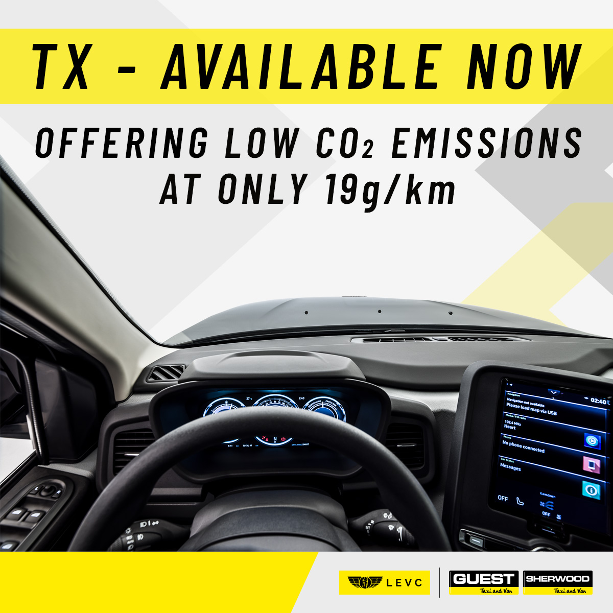 GuestTaxi's tweet photo. The LEVC TX is available now at Guest Sherwood Taxi and Van. 
Call our sales team on 0121 553 2737 to find out more information. 

#guest #sherwood #levc #levctx #levcvn5 #tx #vn5 #electricvehicles #electricvehicle #ev #electricvan #electrictaxi #fleet #vehicles #charging #Iconic https://t.co/DV06fcZQmZ