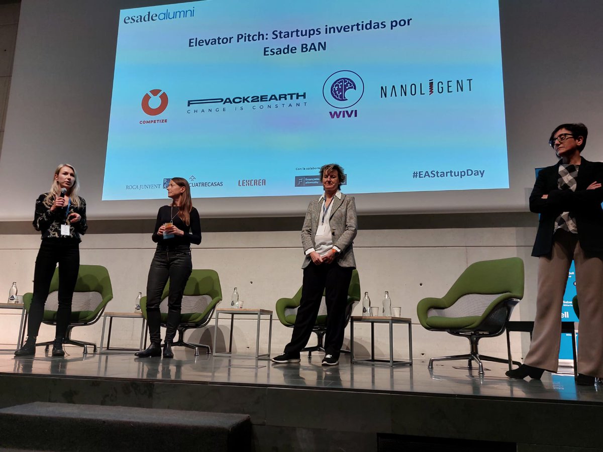 BStartup's tweet photo. #EAStartupDay | Comienza la segunda y última ronda del Elevator Pitch. En esta ocasión todas las startups han sido fundadas por mujeres.
#Competize #Pack2Earth @WIVIvision #Nanoligent https://t.co/0VeWuiQDDo