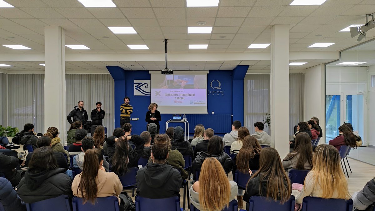 BizkaiaEmpresa's tweet photo. #BizkaiaEgiten #BizkaiaOrekanSakonduz

Ekintzailetza astea - Semana del Emprendimiento en #Arratia

En #CampusZulaibar, en la sesión "Casos prácticos surgidos en torno a #SilverEconomy", escuchando a:

❗️ @EraberriFTP, #Fullcare, @grupo_ssi, #NIC https://t.co/f9CH7PV3eT